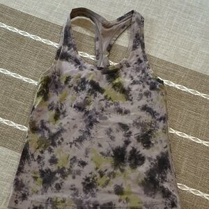 lululemon athletica Tie-Dye Tank Top - Black and Green